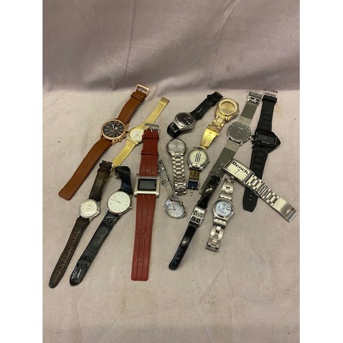 304 - A selection of dress watches including Swatch, Accurist, Bench, Steve Madden etc..