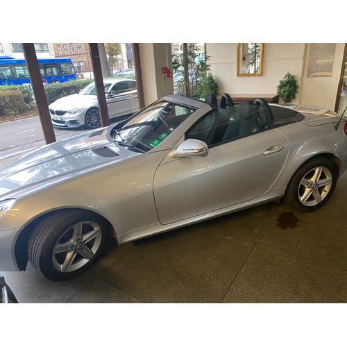 4 - A Mercedes 1.8 200 SLK, 24884 miles., first registered 2010, one owner from new, new MOT, paperwork ... 