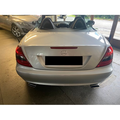 4 - A Mercedes 1.8 200 SLK, 24884 miles., first registered 2010, one owner from new, new MOT, paperwork ... 