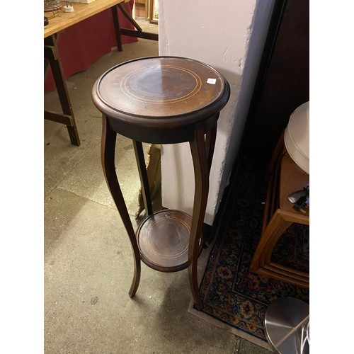 64 - A mahogany bookcase top fitted two glass panelled doors enclosing shelves - 47in. wide and an Edward... 