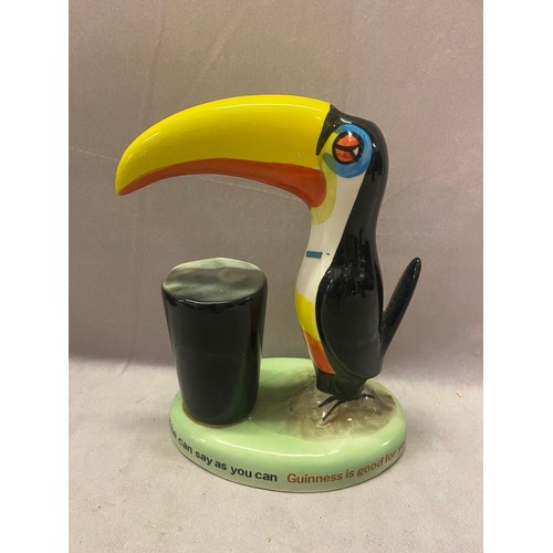 105 - A Carlton Ware tablelamp base modelled as the Guinness toucan