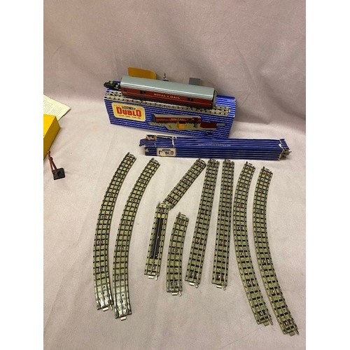 250 - An extensive selection of Hornby Dublo including Electric Train set, boxed, T.P.O Mail Van set, boxe... 