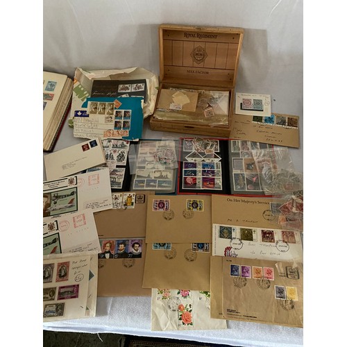 15 - A selection of stamps, albums etc..