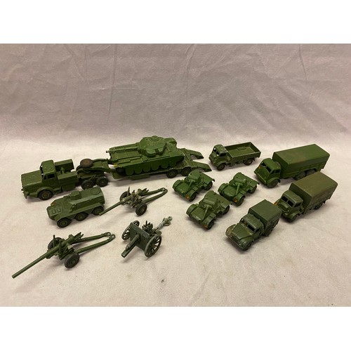 240 - A selection of Dinky and Dinky Meccano models of military vehicles