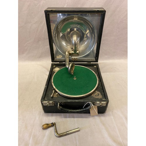 109 - A Decca table top portable gramophone