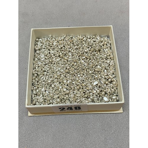 248 - A quantity of grain silver