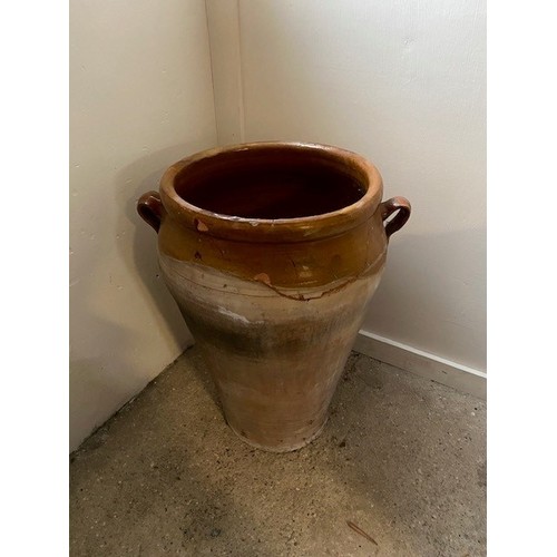 80 - A selection of glazed garden pots