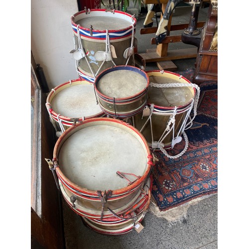 49 - Seven drums from the Lancers regiment