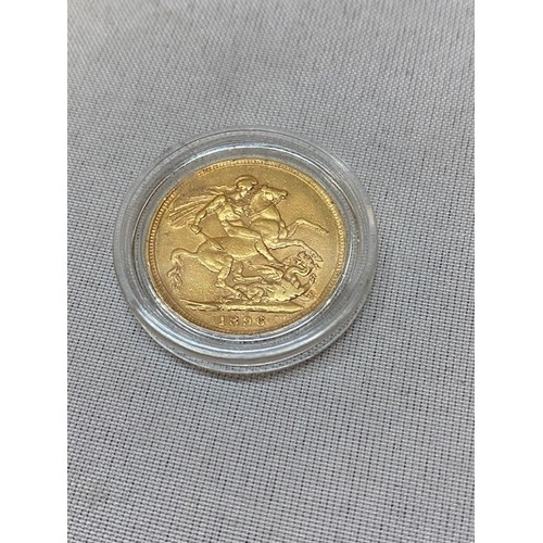 248 - A gold sovereign dated 1896