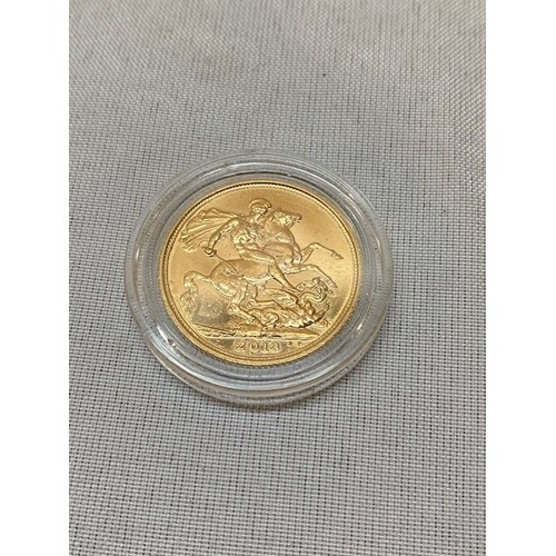 246 - A gold sovereign dated 2013