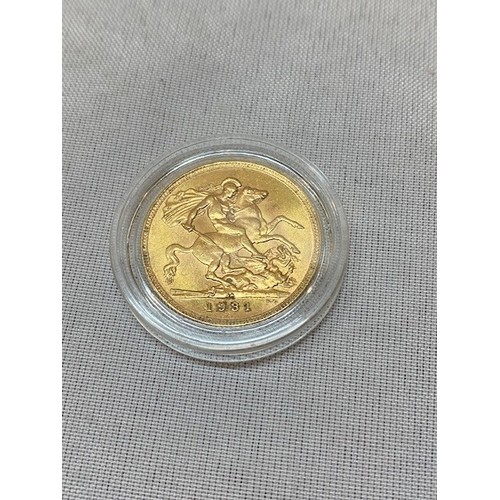 252 - A gold sovereign dated 1931