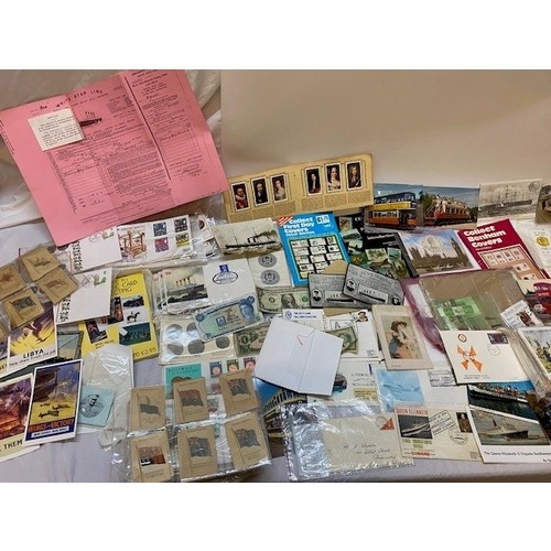 36 - A quantity of First Day covers including RMS Titanic, books on First Day covers, cigarette cards, po... 