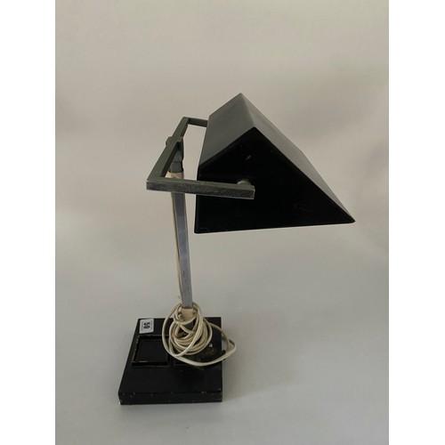 50 - A black sprayed angle poise lamp