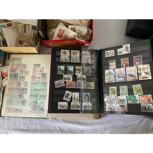 22 - A quantity of stamps including some in albums