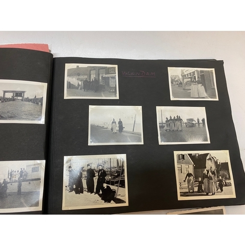 44 - A photograph album including photographs from Holland Canals 1947, Delft, Amsterdam, Aalsmeer plus p... 