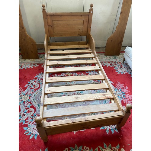 82 - Two pine 3ft. bed frames