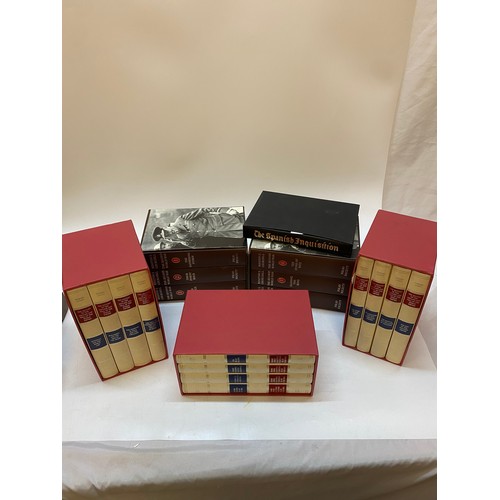 35 - Folio Society:- History Of The Decline And Fall Of The Roman Empire, The Spanish Inquisition, Winsto... 