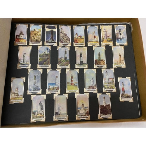 33 - Five albums of Cigarette Cards including Ogden's, Wills, Fry's chocolate, Player's and subjects show... 