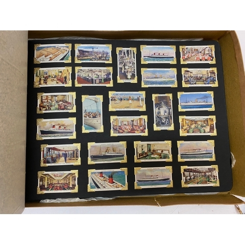 33 - Five albums of Cigarette Cards including Ogden's, Wills, Fry's chocolate, Player's and subjects show... 