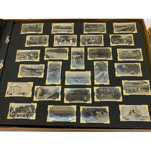 33 - Five albums of Cigarette Cards including Ogden's, Wills, Fry's chocolate, Player's and subjects show... 