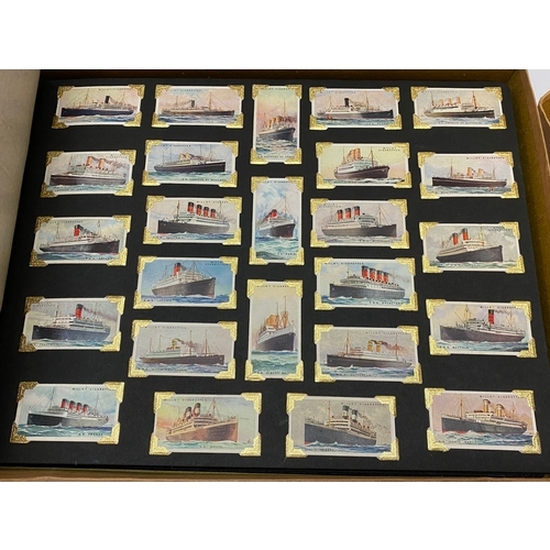 33 - Five albums of Cigarette Cards including Ogden's, Wills, Fry's chocolate, Player's and subjects show... 