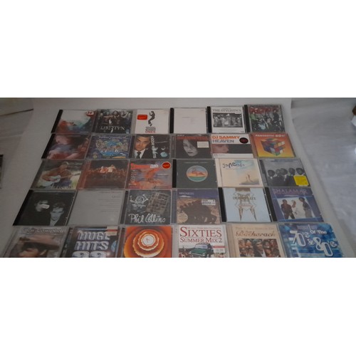 100 - A large quantity of modern cd's including Led Zeppelin, boxed, The Rolling Stones, Rod Stewart, 80's... 