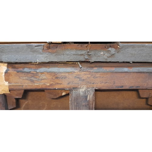 25 - C.F Daubigny.  A 19th Century signed oil on canvas - Coastal scene with boat in the foreground title... 