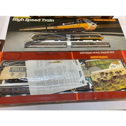 347 - A Mehanotehnika HO Electric train set, boxed, fifteen OO gauge scale models Hornby Railways, boxed, ... 