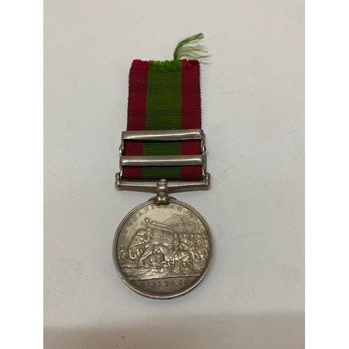 251 - An Afghanistan medal with Charasia and Kabul bars awarded to 2320 L. Cl S. Tedder 67th Foot