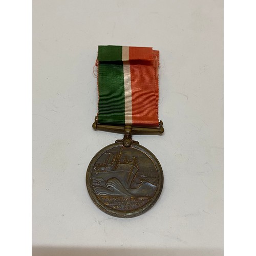 259 - A Mercantile Marine War medal awarded to Engr. Thomas J. McTear H.M.T