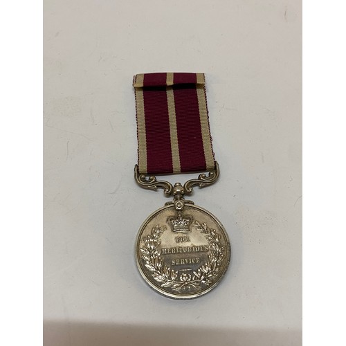 266 - A Meritorious Service medal awarded to 3-125A S.S Mjr R.A Kerr N.Z M.C