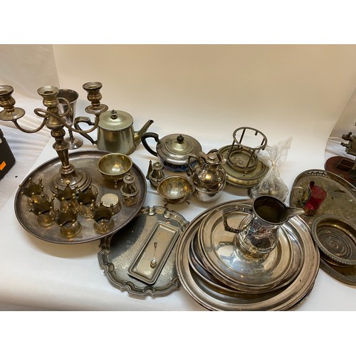 156 - A selection of hotel plate from the Overstrand Hotel Cromer and a selection of silver plated items i... 