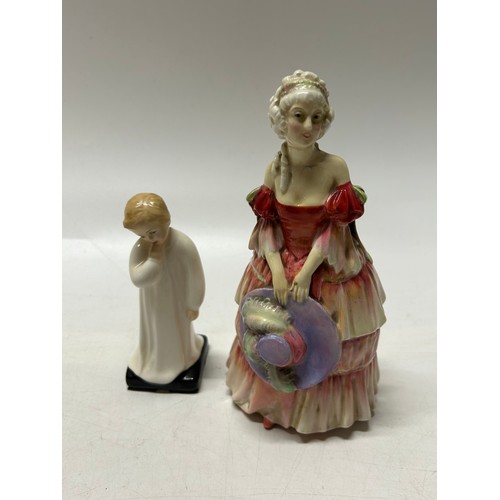 78 - Two Royal Doulton figures - Darling HN1985 and Vernonica HN1517