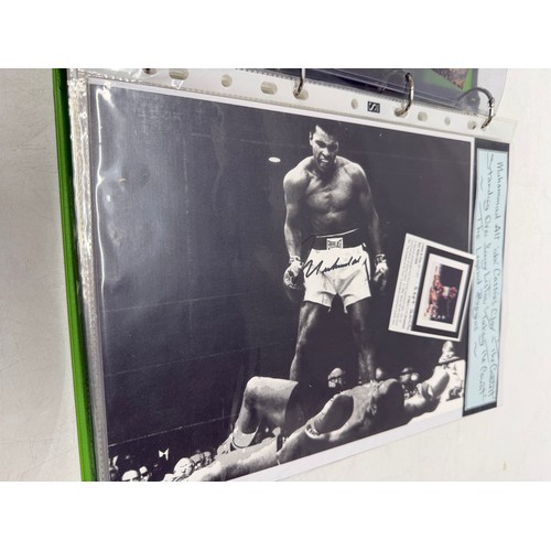 19 - A folder of coloured and black and white photographs bearing signatures comprising:- Ines Papert, Ka... 