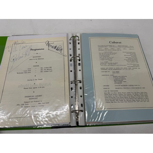 19 - A folder of coloured and black and white photographs bearing signatures comprising:- Ines Papert, Ka... 