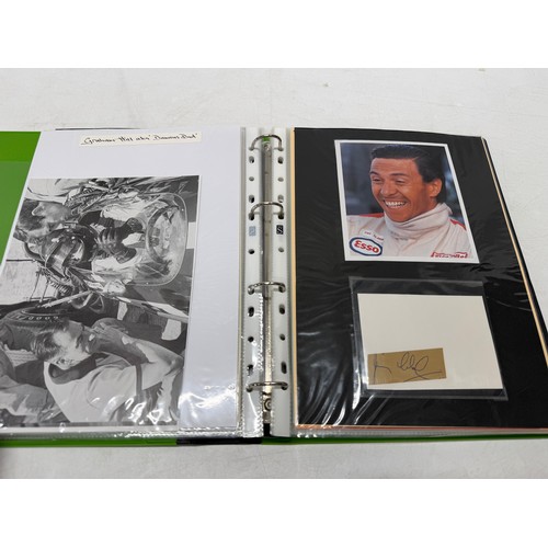19 - A folder of coloured and black and white photographs bearing signatures comprising:- Ines Papert, Ka... 