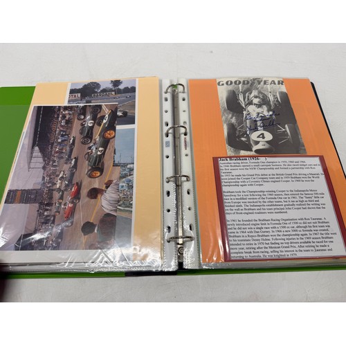 19 - A folder of coloured and black and white photographs bearing signatures comprising:- Ines Papert, Ka... 
