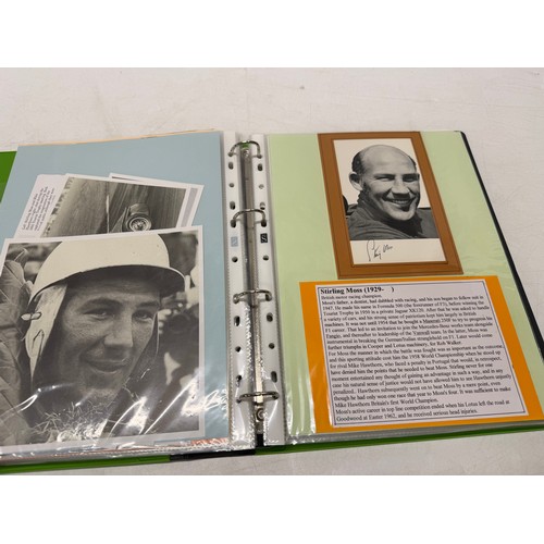 19 - A folder of coloured and black and white photographs bearing signatures comprising:- Ines Papert, Ka... 