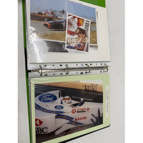19 - A folder of coloured and black and white photographs bearing signatures comprising:- Ines Papert, Ka... 