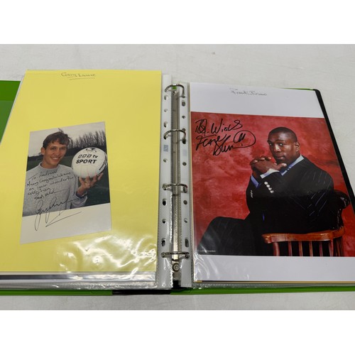 19 - A folder of coloured and black and white photographs bearing signatures comprising:- Ines Papert, Ka... 