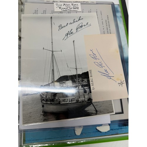 19 - A folder of coloured and black and white photographs bearing signatures comprising:- Ines Papert, Ka... 
