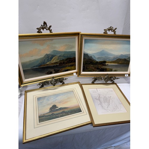 5 - H.W Whittle.  A pair of oils on board - Scottish loch scenes with rowing boats and figures in the fo... 