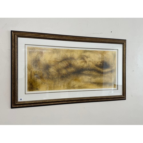 33 - Janet Treby.  A limited edition print - Heaven Falls no.187 of 306, framed and glazed - 17in. x 11in... 