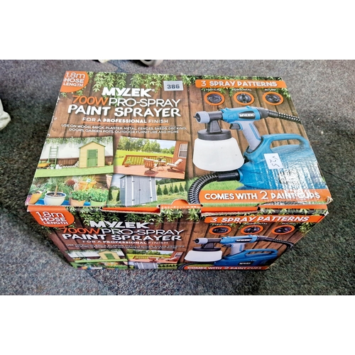 386 - Boxed Mylek 700w paint sprayer