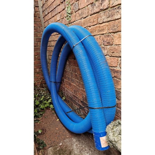 429 - Length of blue drainage pipe