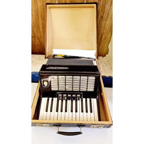 142 - Weltmeister Stella cased accordion