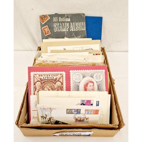 3A - All Nations Stamp Album and qty of mainly GB stamps on envelopes