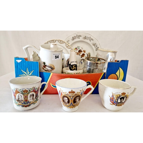 54 - Various commemorative and crested ware