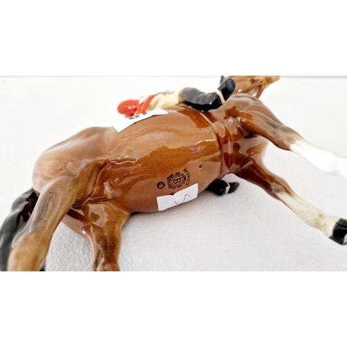 67 - Beswick huntsman on gloss horse