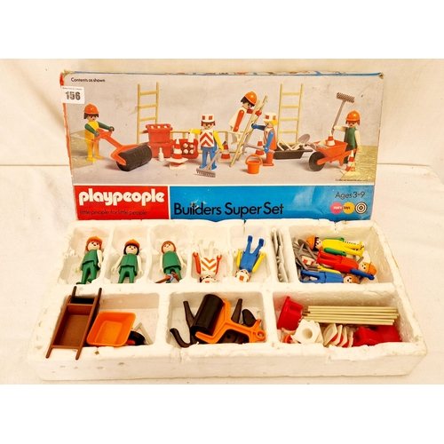 156 - Vintage boxed Playpeople builders set